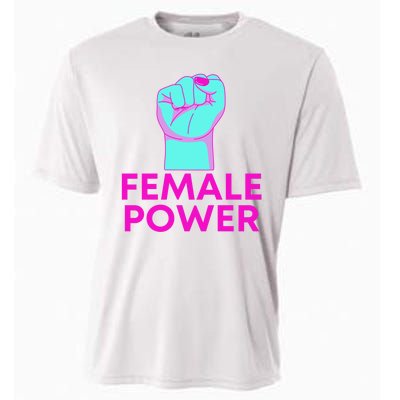 Female Power Neon Cooling Performance Crew T-Shirt