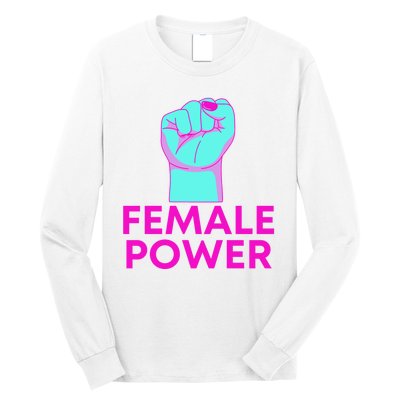 Female Power Neon Long Sleeve Shirt