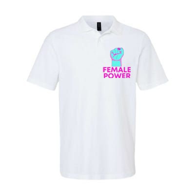 Female Power Neon Softstyle Adult Sport Polo