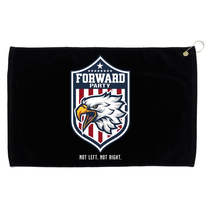 Forward Party Not Left Not Right Grommeted Golf Towel