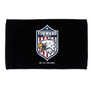 Forward Party Not Left Not Right Microfiber Hand Towel