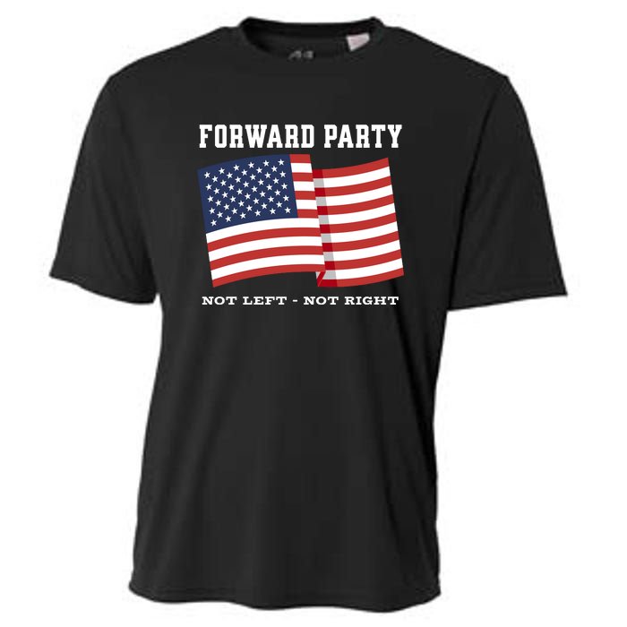 Forward Party Not Left Not Right Cooling Performance Crew T-Shirt