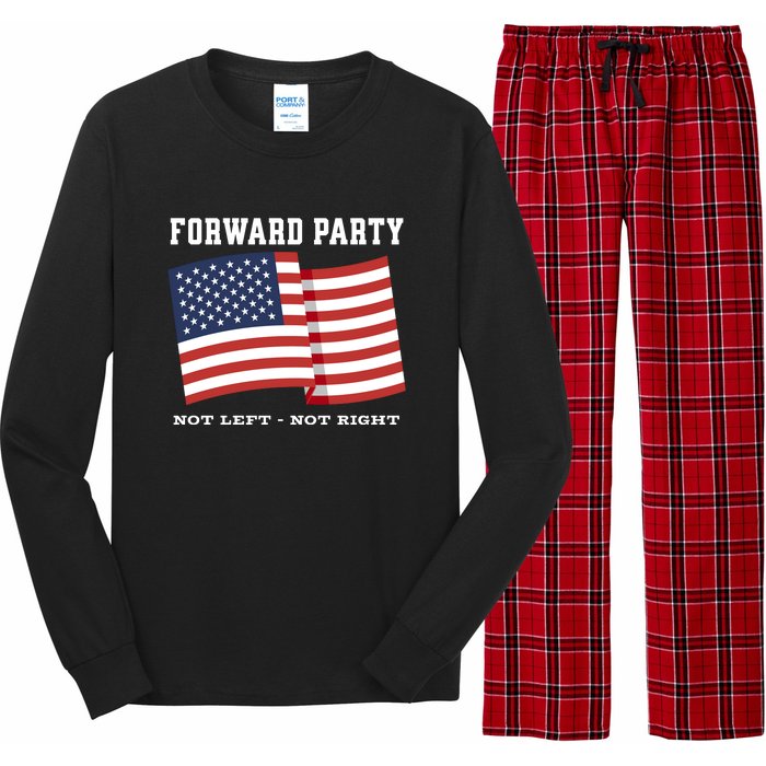 Forward Party Not Left Not Right Long Sleeve Pajama Set