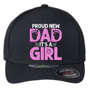 Funny Proud New Dad Gift For Father's Day Flexfit Unipanel Trucker Cap