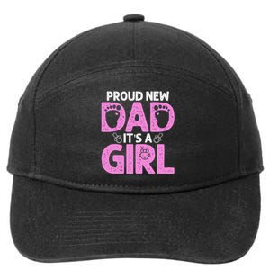 Funny Proud New Dad Gift For Father's Day 7-Panel Snapback Hat