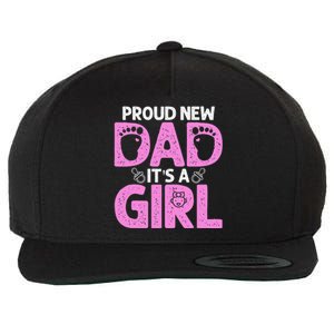 Funny Proud New Dad Gift For Father's Day Wool Snapback Cap