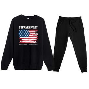 Forward Party Not Left Not Right Premium Crewneck Sweatsuit Set