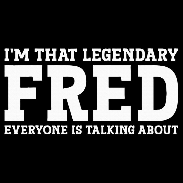 Fred Personal Name First Name Funny Fred Button