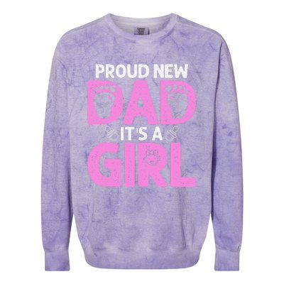 Funny Proud New Dad Gift For Fathers Day Its A Colorblast Crewneck Sweatshirt