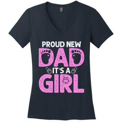 Funny Proud New Dad Gift For Fathers Day Its A Women's V-Neck T-Shirt