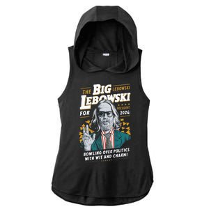 Funny Political Name Lebowski Political Election Vote 2024 Ladies PosiCharge Tri-Blend Wicking Draft Hoodie Tank