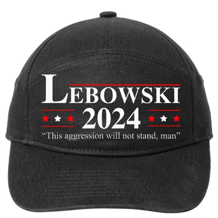 Funny Political Name Lebowski Political Election Vote 2024 7-Panel Snapback Hat