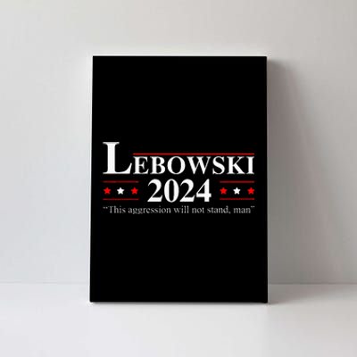 Funny Political Name Lebowski Political Election Vote 2024 Canvas