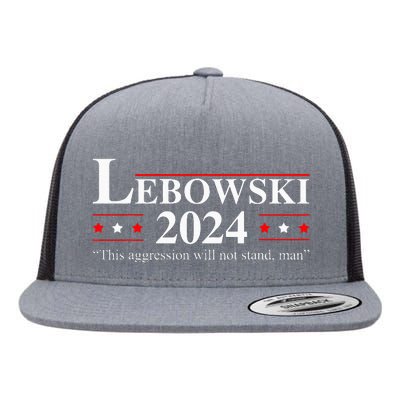 Funny Political Name Lebowski Political Election Vote 2024 Flat Bill Trucker Hat