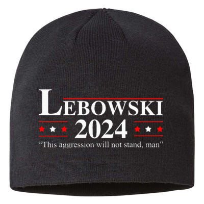 Funny Political Name Lebowski Political Election Vote 2024 Sustainable Beanie