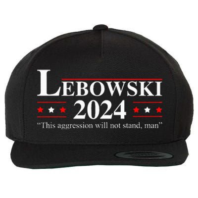 Funny Political Name Lebowski Political Election Vote 2024 Wool Snapback Cap