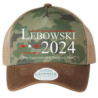 Funny Political Name Lebowski Political Election Vote 2024 Legacy Tie Dye Trucker Hat