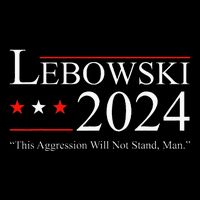 Funny Political Name Lebowski Political Election Vote 2024 Sustainable Bucket Hat