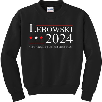 Funny Political Name Lebowski Political Election Vote 2024 Kids Sweatshirt