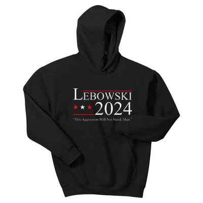 Funny Political Name Lebowski Political Election Vote 2024 Kids Hoodie