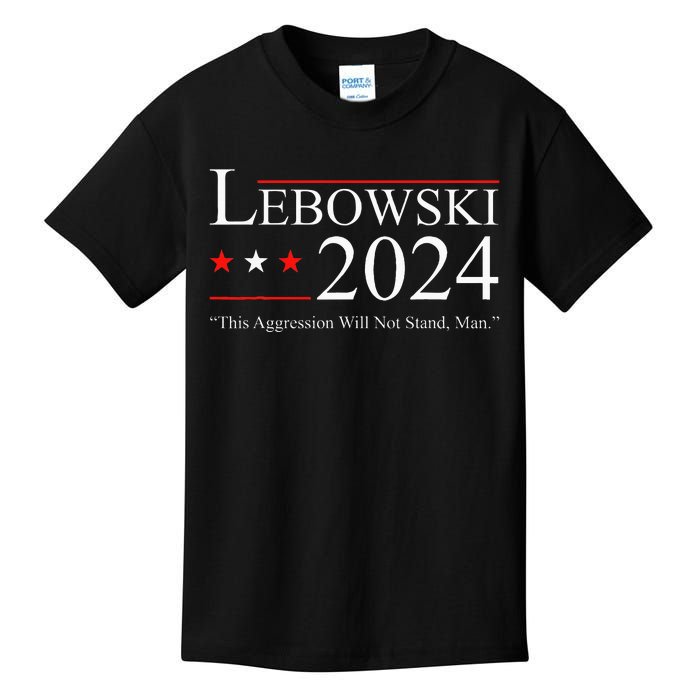 Funny Political Name Lebowski Political Election Vote 2024 Kids T-Shirt