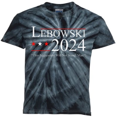 Funny Political Name Lebowski Political Election Vote 2024 Kids Tie-Dye T-Shirt