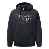 Funny Political Name Lebowski Political Election Performance Fleece Hoodie