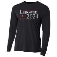 Funny Political Name Lebowski Political Election Cooling Performance Long Sleeve Crew