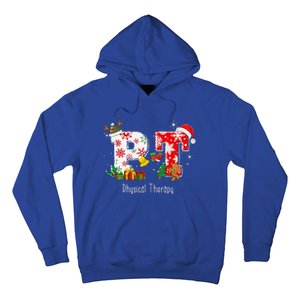 Funny PT Nurse Physical Therapy Santa Christmas Pajama Hoodie