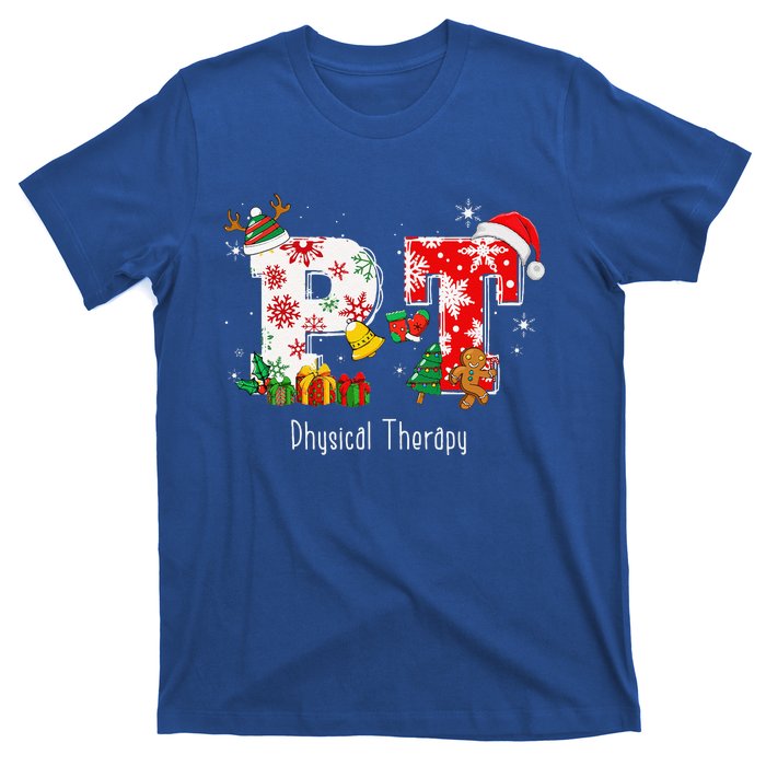 Funny PT Nurse Physical Therapy Santa Christmas Pajama T-Shirt