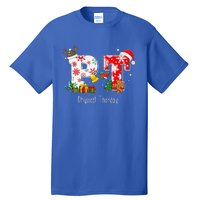 Funny PT Nurse Physical Therapy Santa Christmas Pajama Tall T-Shirt