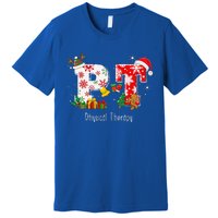 Funny PT Nurse Physical Therapy Santa Christmas Pajama Premium T-Shirt