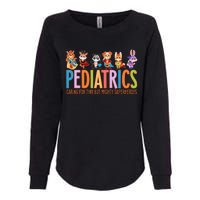 Funny Pediatric Nurse Caring For Tiny But Mighty Superheroes Womens California Wash Sweatshirt