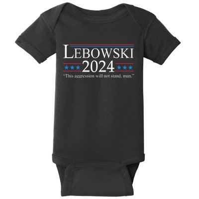 Funny Political Name Lebowski Political Election Vote 2024 Baby Bodysuit