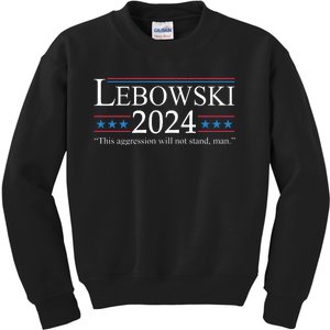 Funny Political Name Lebowski Political Election Vote 2024 Kids Sweatshirt