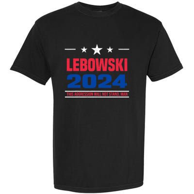 Funny Political Name Lebowski Political Election Vote 2024 Garment-Dyed Heavyweight T-Shirt