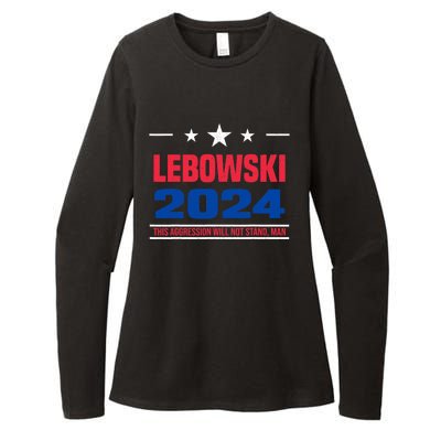 Funny Political Name Lebowski Political Election Vote 2024 Womens CVC Long Sleeve Shirt