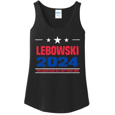 Funny Political Name Lebowski Political Election Vote 2024 Ladies Essential Tank