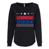 Funny Political Name Lebowski Political Election Vote 2024 Womens California Wash Sweatshirt