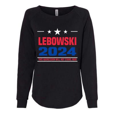 Funny Political Name Lebowski Political Election Vote 2024 Womens California Wash Sweatshirt