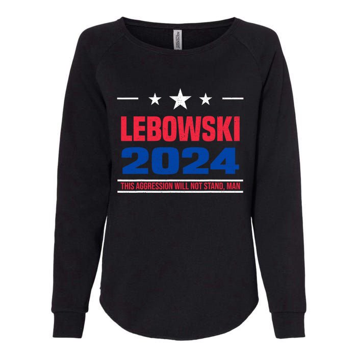 Funny Political Name Lebowski Political Election Vote 2024 Womens California Wash Sweatshirt