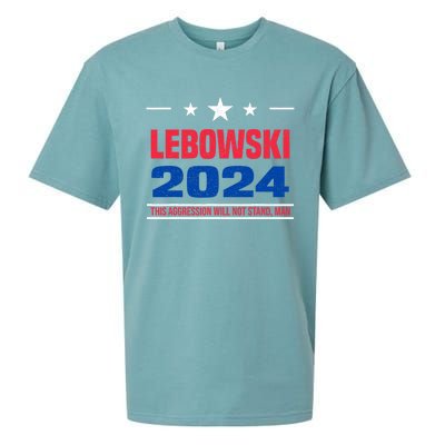 Funny Political Name Lebowski Political Election Vote 2024 Sueded Cloud Jersey T-Shirt