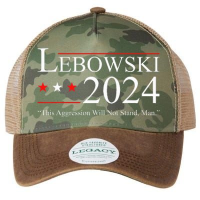 Funny Political Name Lebowski Political Election Vote 2024  Legacy Tie Dye Trucker Hat