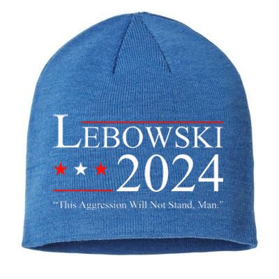 Funny Political Name Lebowski Political Election Vote 2024  Sustainable Beanie