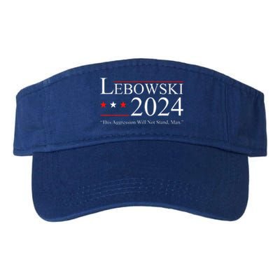 Funny Political Name Lebowski Political Election Vote 2024  Valucap Bio-Washed Visor