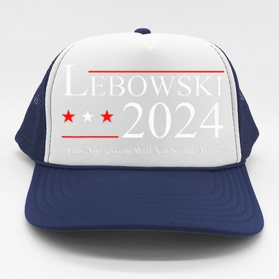 Funny Political Name Lebowski Political Election Vote 2024  Trucker Hat