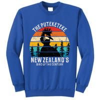 Funny Puteketeke New Zealand's Bird Of The Century Vintage  Sweatshirt