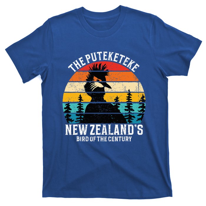 Funny Puteketeke New Zealand's Bird Of The Century Vintage  T-Shirt