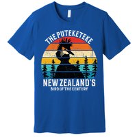 Funny Puteketeke New Zealand's Bird Of The Century Vintage  Premium T-Shirt