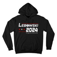 Funny Political Name Lebowski Political Election Vote 2024 Hoodie